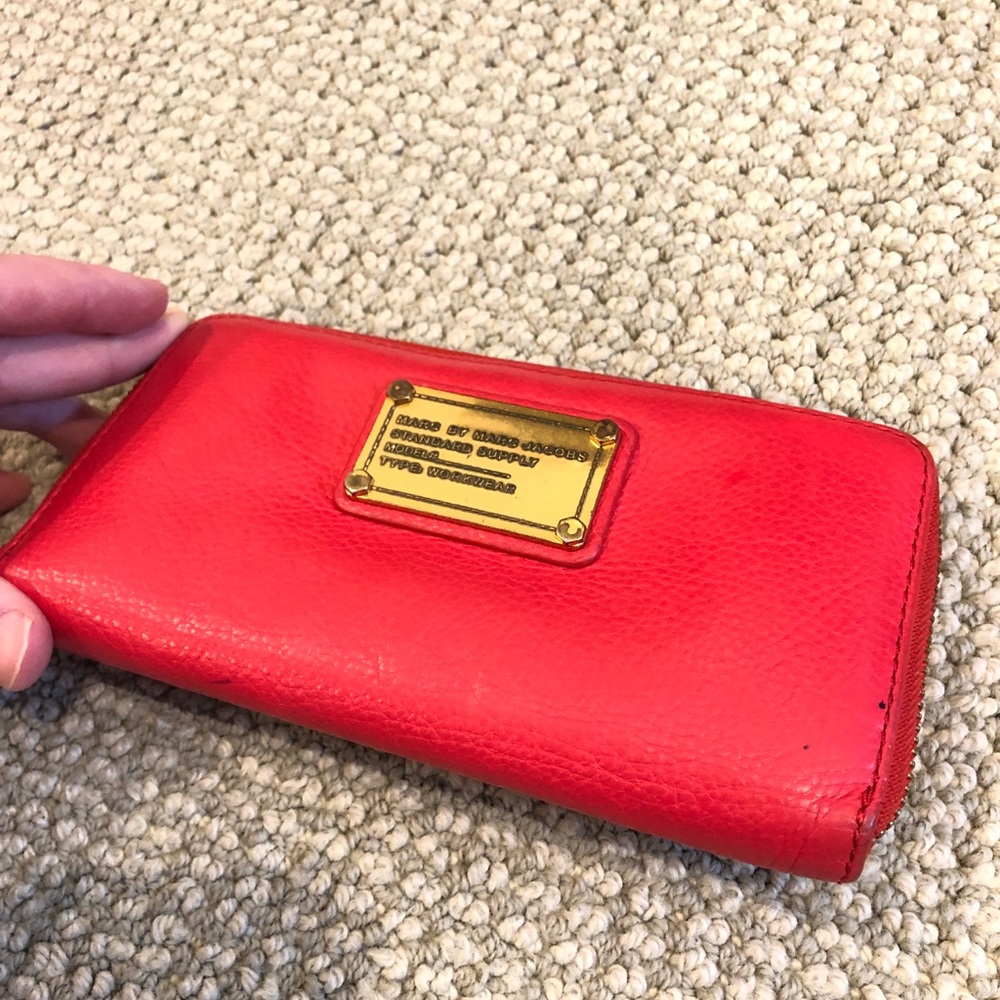 Marc Jacobs large leather wallet